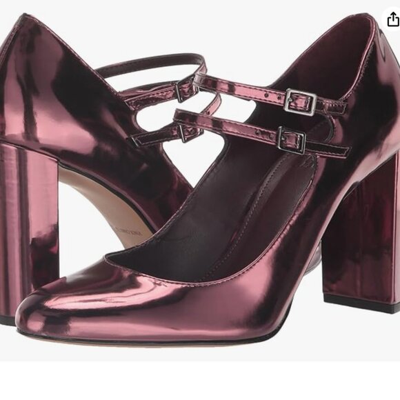 Vince Camuto Metallic Pink Heels - Picture 1 of 7